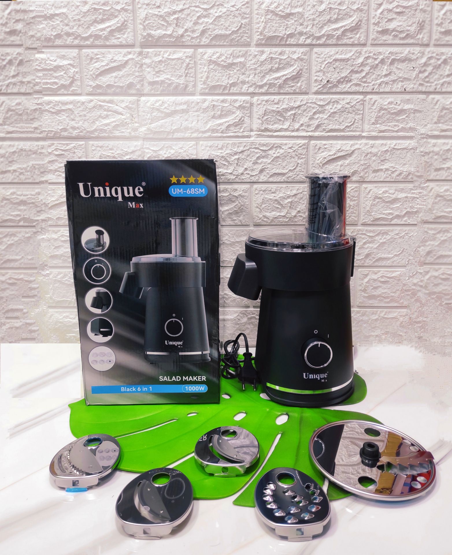 سالاد ساز و رنده برقی 6 کاره یونیک UM-68SM 1000 وات مدل وارداتی اصل